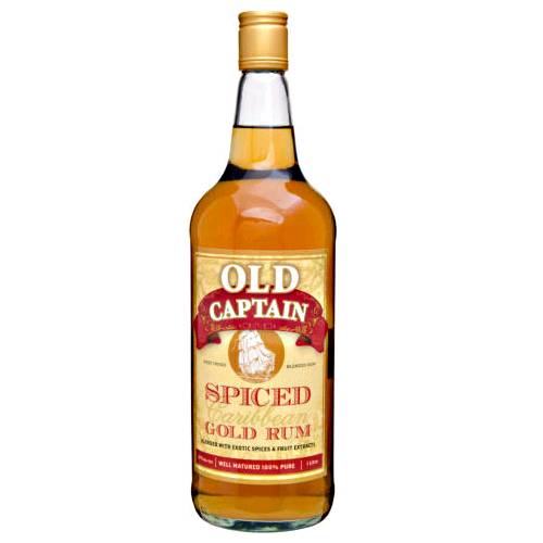 Old Captain spiced rum has been sourced from one of the most reputable rum producers in the Caribbean the home of fine rum.