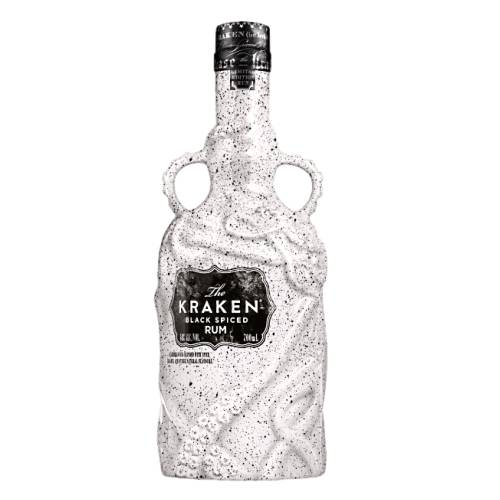 Kraken White Ceramic Spiced Rum carefully blended with a range of spices.