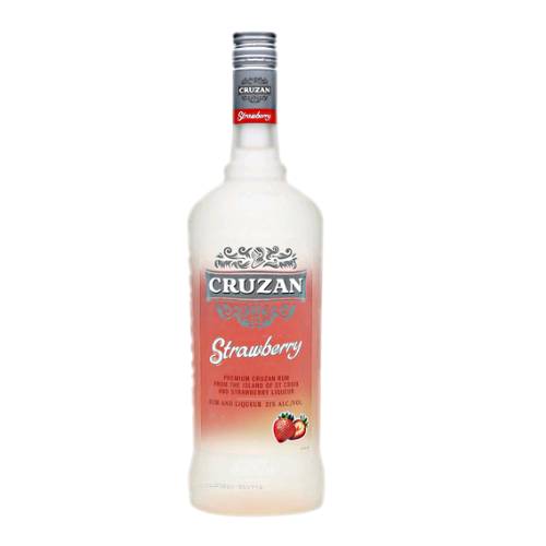 Cruzan Strawberry Rum made by Cruzan Rum Distillery known as Estate Diamond.