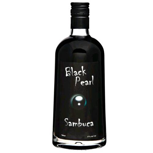 Black Pearl sambuca is an anise flavoured liqueur with strong black color.