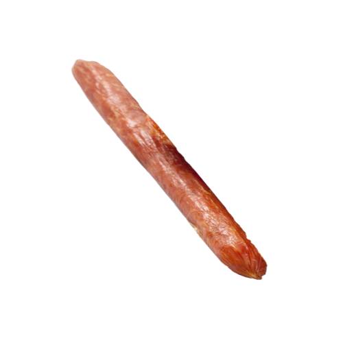 Cocktail Kabanos is a type of dry sausage similar to a mild salami and is made from pork and beef lightly seasoned and then smoked.