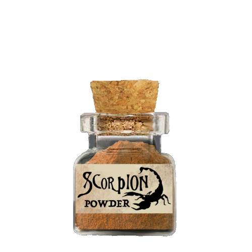 Scorpion Powder made from real Manchurian scorpions and is 100 percent scorpion with no additives and offers around 75 percent protein and is a good source of iron calcium and other vitamins and minerals.