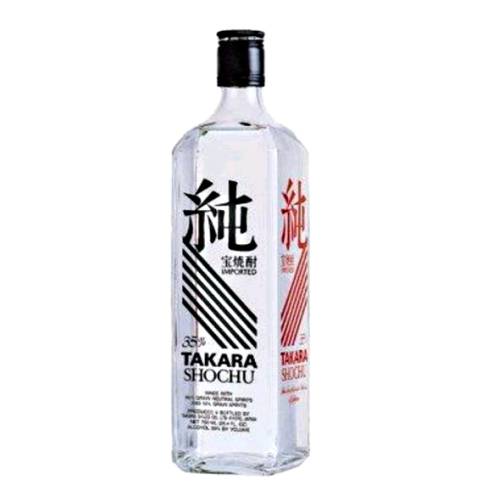 Shochu Takara Shuzo takara shuzo shochu is made from a carefully selected combination of grains including corn barley and molasses as the spirit warms gentle notes from the barrel and mash reveal themselves warm sugar cane sweet corn cinnamon vanilla and wood.
