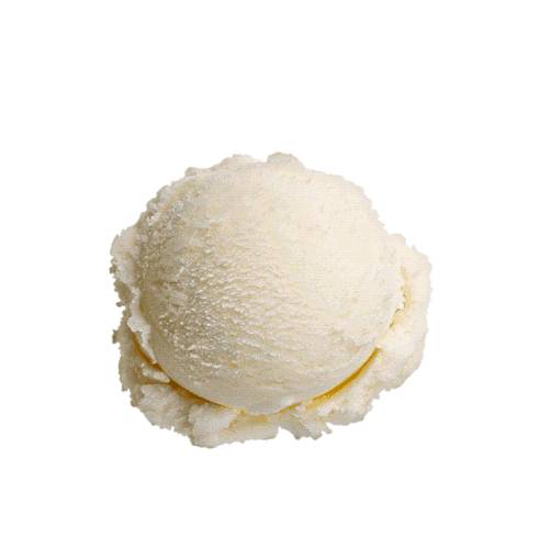 Lychee Sorbet is made by churning untill frozen smooth.