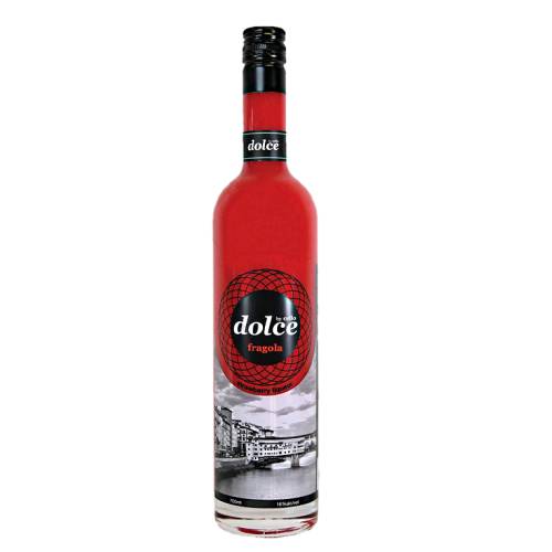 Dolce strawberry liqueur is made from sweet and mildly tart strawberries that give a tang and sweet burst to our milk based strawberry liqueur.
