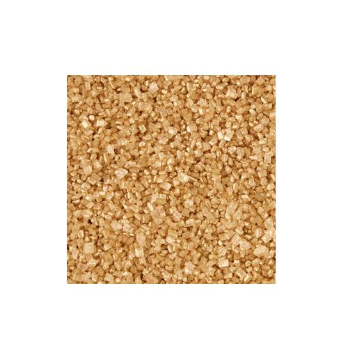 Gold sugar crystals is shiney soluble carbohydrates sweet tasting many of which are used in cocktail decorations.