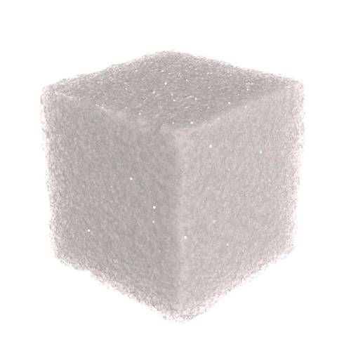 Cubes made from sugar.