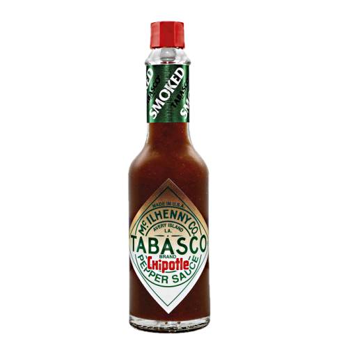 Tabasco Chipotle Pepper Sauce tabasco chipotle sauce is a thick bodied sauce made from red jalapenos slowly smoked over a pecan wood fire and medium scoville rating.