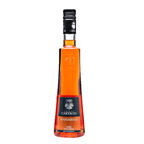 Cartron Tangerine Liqueur is made with oils of Sicilian tangerines made from the rinds which are macerated in neutral spirits.