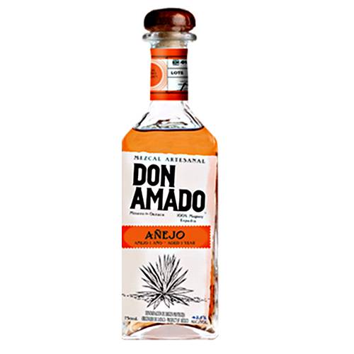 Don Amado anejo tequila is aged 18 months in barrels that formerly held Pedro Domecq Mexican and it has a much fuller mouth feel than their other mezcals.