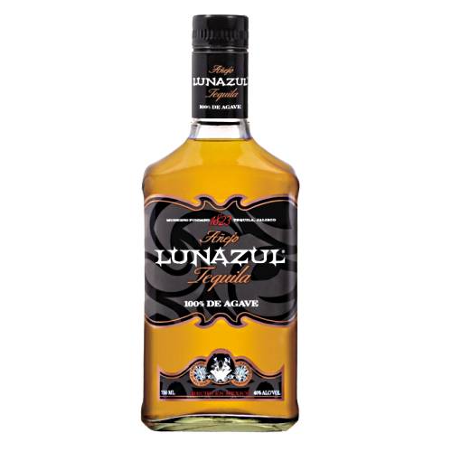 Lunazul Anejo Tequila is a warm and clean as the Jalisco sun our 100 percent agave tequila is aged in barrels for 12 to 18 months.