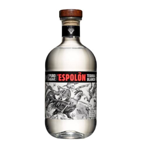 Espolon Blanco premium tequila full bodied with rich roasted agave tropical fruit flavours with a long spicy finish.