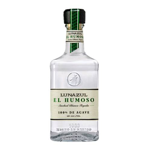 Lunazul El humoso Tequila is the smoked one uses cooked mesquite wood smoked agave along side fresh Weber Blue Agave smoked to perfection.