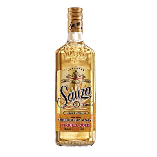Tequila Gold Sauza sauza gold tequila is double distilled and unaged with sweet caramel flavour.