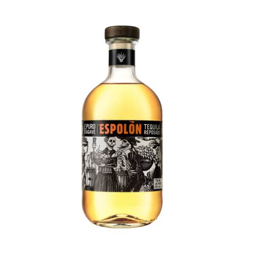 Espolon Tequila is distilled beverage primarilymade around tequila mexican full bodied tequila with vanilla and brown spice flavours and a long spicy finish..