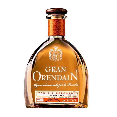 Gran Orendain Reposado triple distilled Tequila is 100 percent agave azul tequilana webber and aged for 11 months in white oak barrels.