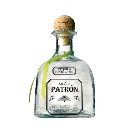 Patron silver tequila made from the blue agave plan.