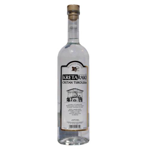 Kretaraki tsikoudia is a pomace brandy from the island of Crete is said to be slightly stronger than that from the mainland it is the inevitable drink of the Greek island.