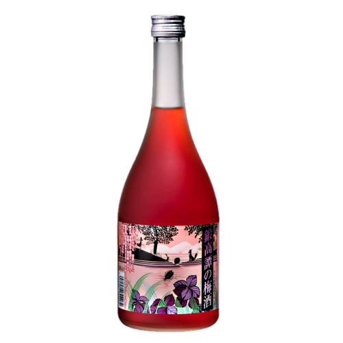 Godo umeshu japanese ume plum liqueur based and Shiso Juice added and with no artificial flavouring no colouring beautiful ruby colour and rich shiso flavour.
