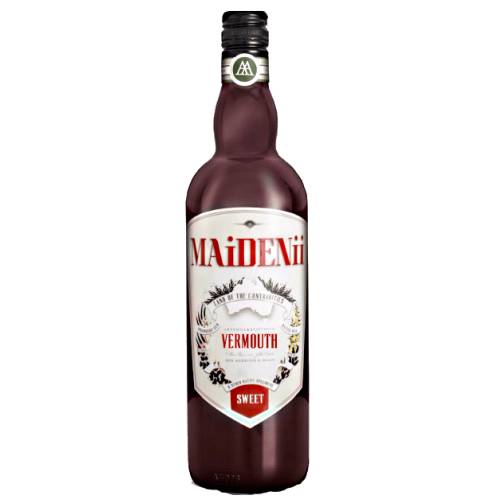 Maidenii sweet vermouth with bright deep red color and full wine taste.