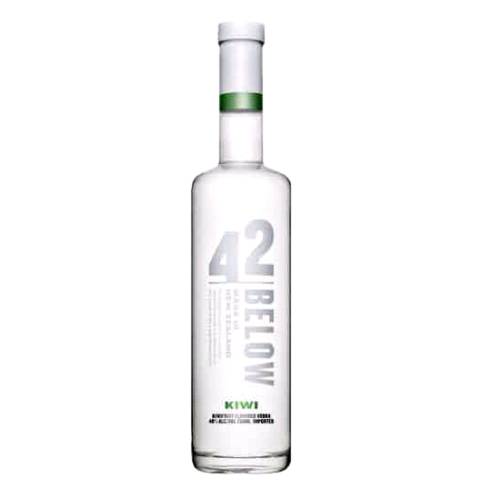 42 Below Kiwi Vodka is because kiwifruit as a flavour is a little bastard to get right it took us three years.