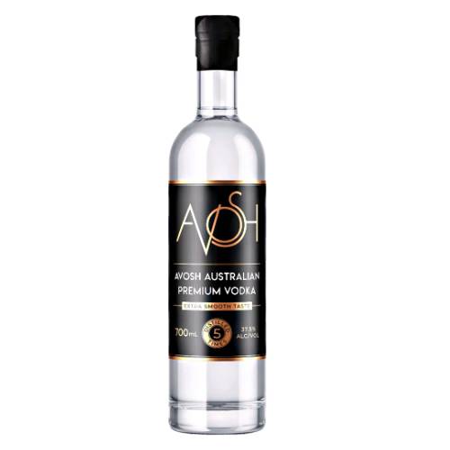 AVOSH vodka is made using only the most premium wheat then distilled six time before being charcoal filtered.