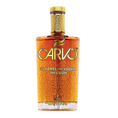 Vodka Caramel Carvo carvo caramel vodka is a delightfully sweet vodka based liqueur and forms part of the new generation of contemporary drinks that is taking the drinks world by storm.