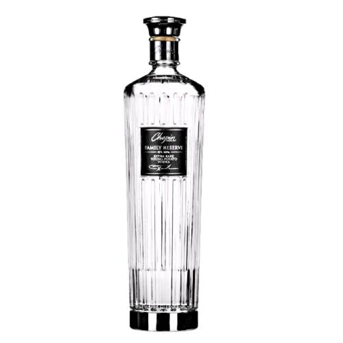 Chopin Vodka is made from young potato then left undisturbed in fifty year old oak barrels for two years to allow time for it to rest and mellow before being bottled.