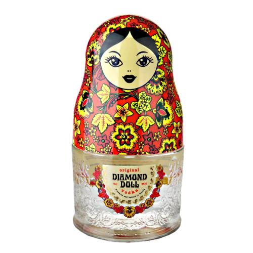 Diamond Doll Russian Vodka with an attractively designed bottle showcasing the famous Matryoshka doll is filled with premium quality Russian Vodka.