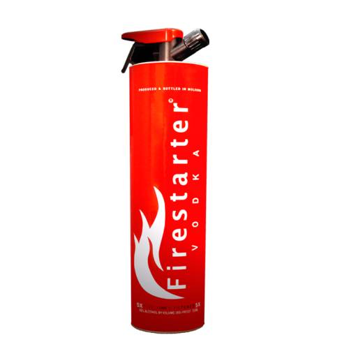 Firestarter vodka perfect their trade and solidify their outstanding reputation as the worlds Vodka experts. Using only the finest winter wheat from fields of eastern Europe Firestarter Vodka now comes west traditional and world class smoothness born from a brilliant 19th century recipe.