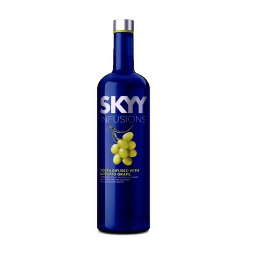 Skyy moscato grape vodka are made with the same high quality vodka and an infusion of grape.