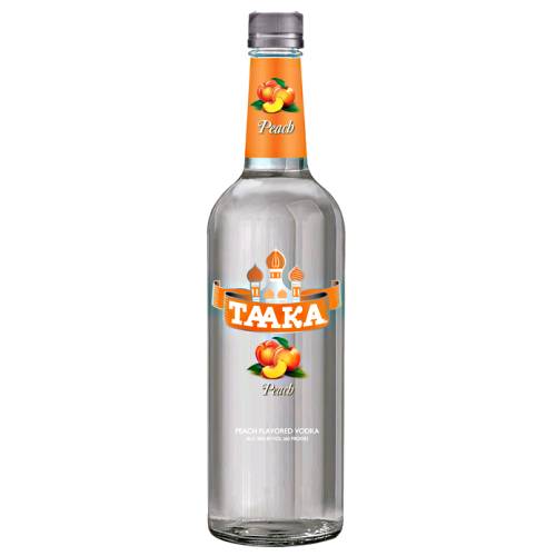 Vodka Peach Taaka taaka peach vodka is distilled four times for purity and this vodka includes only the finest ingredients.