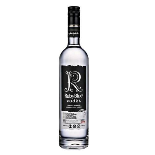 RubyBlue Vodka smooth potato vodka with an appealing nose of vanilla and crisp apple.