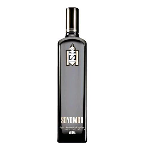 Vodka Soyombo is crafted from mashed and fermented wheat that goes to six stage distillation then filtered through charcoal quartz diamond and silver to produce a pure and clean product.