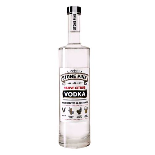 Stone Pine Vodka is a smooth clean vodka with a hint of pink finger lime and lemon myrtle.