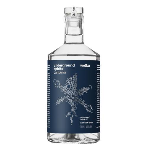 Underground spirits signature vodka made from wheat and distillation sets up the spirit for carbon filtration then we commence our cryofiltration process and extreme low temperatures combined with nano materials enable extraction of impurities never before imaginable.