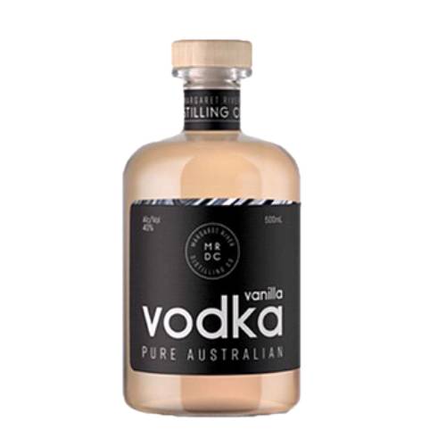 Vodka Vanilla MRDC mrdc vanilla vodka softened with local margaret river water. infused with madegascan and tahitian vanilla beans post distillation for a natural sweetness and flavour.