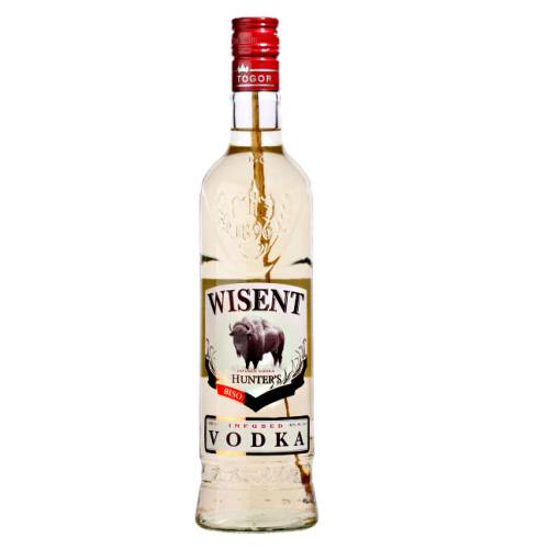 Vodka Wisent wisent vodka is made from rye grain and has a pale in colour with the aroma of its namesake the bison grass.