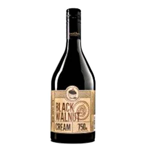 Round Barn Winery cream walnut liqueur with rich cream wine has a distinct black walnut flavor and a long finish.