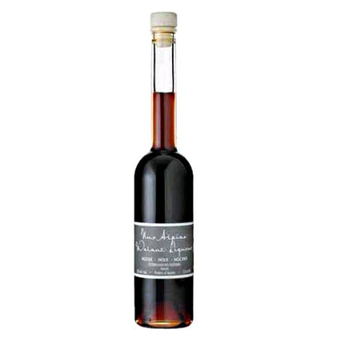 Destillerie Purkhart walnut liqueur made with green walnuts from wild stands of the delicate Weinsberg variety near the village of Sankt Peter and walnuts steep for months in grape brandy and for the last month with a variety of spices and alpine botanicals.