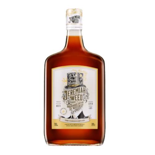 Jeremiah Weed Spiced Whiskey is a unique Whiskey Liqueur with a balance of warm spices cloves and a smooth vanilla bean finish.
