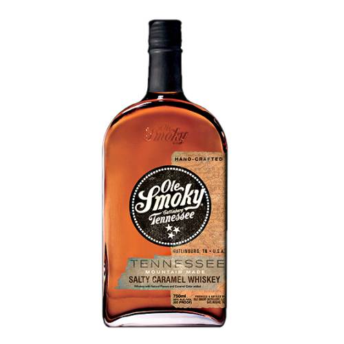 Whiskey Ole Smoky Salty Caramel ole smoky salty caramel whiskey with blend of rich sweet 60 proof whiskey that tastes like liquid caramel with a hint of salt at the end of it.