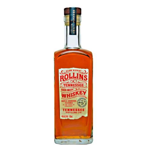 Rollins Tennessee blended whiskey is made in Tennessee using local ingredients and aged in new white oak barrels.