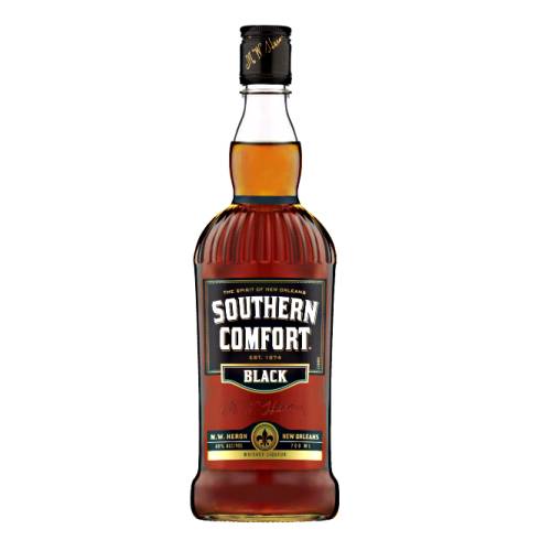 Black Southern Comfort whiskey with smooth taste and bold character with our signature touch of stone fruit and spices.