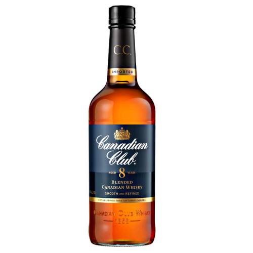 Canadian Club 8 year whisky with a higher rye and barley content and is the more refined mature older sibling of Canadian Club Original 1858.