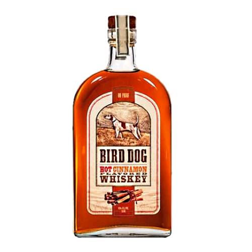 Bird Dog Cinnamon Whisky with a sweet cinnamon flavour laced with red hot spice.