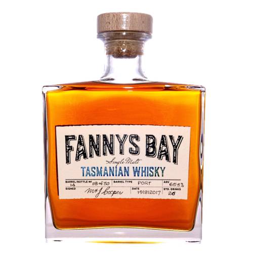 Fannys Bay Barrel 53 Port Whisky is port aged pinot aged shiraz or aged only has between 30 to 40 bottles. We also flock some of our barrels which means we have flocked strength or cask strength.