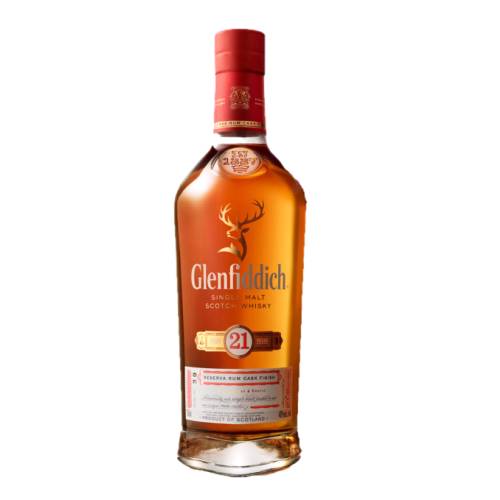 24 year Glenfiddich Whisky is a rich and complex Scotch finished in Caribbean casks with toffee sweetness notes of vanilla and hints of new leather. The casks give the Scotch just the perfect kiss of exotic spice. Best enjoyed neat with a splash of filtered water or over ice.