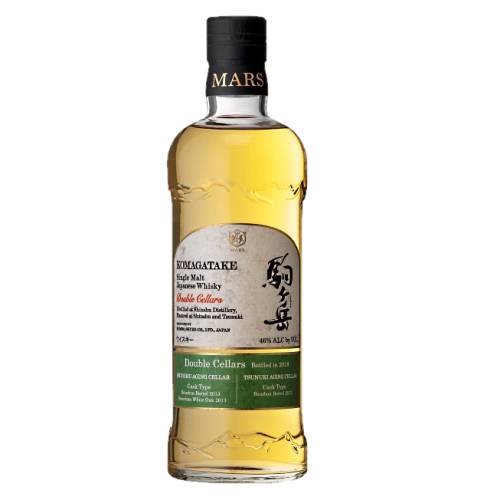 Mars Komagatake Double Cellars Single Malt Japanese Whisky was specially vatted from the cellars of two Mars Whisky distilleries and bottled in early 2018.