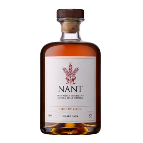 Nant Distillery cask whisky with maple aromas complimented by hints of hazelnuts almonds and spice and a building well balanced dry oak tone.